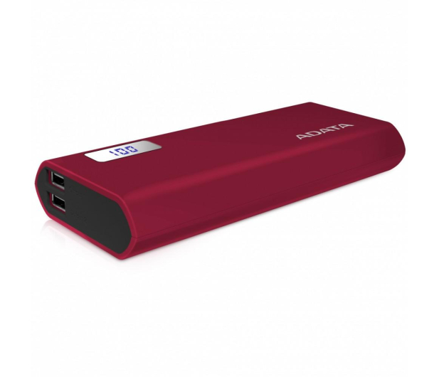 ADATA Power Bank P12500D 12500mAh 2A (czerwony) - 518804 - zdjęcie 3